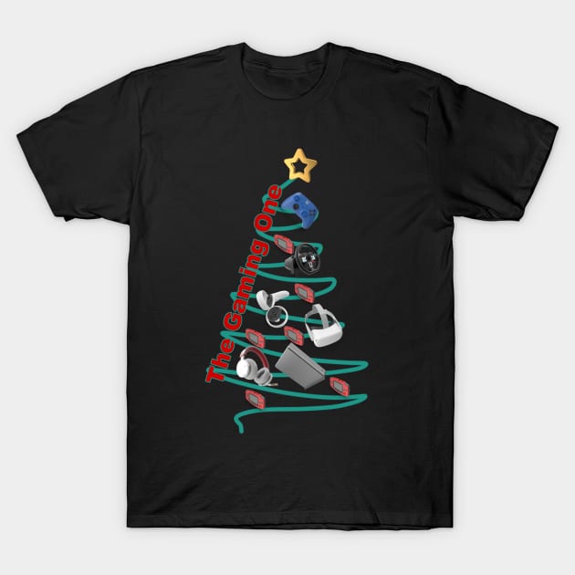 Gamer Xmas Tree T-Shirt by rturnbow